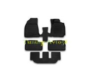 Коврики в салон полиуретан ( черные ) Toyota Wish 2003-2009 3 ряда  (пр.руль)