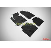 Коврики в салон полиуретан ( черные ) Hyundai Santa Fe new 2010-2012
