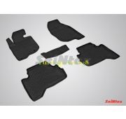 Коврики в салон полиуретан ( черные ) Mitsubishi L200 2006-2015