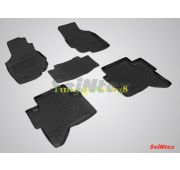 Коврики в салон полиуретан ( черные ) Toyota Hilux 2012-2015