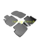 Коврики в салон полиуретан ( черные ) Mitsubishi Outlander XL (2006-2012)