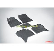 Коврики в салон полиуретан ( черные ) Mitsubishi Pajero 2006-