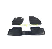 Коврики в салон полиуретан ( черные ) Nissan Qashqai +2 (2008-) 2 ряда