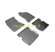 Коврики в салон полиуретан ( черные ) Subaru Forester 1997-2002 (пр.руль)