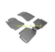 Коврики в салон полиуретан ( черные ) Subaru Forester (2002-2008)