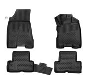 Коврики в салон полиуретан ( черные ) Nissan X-Trail 2007-2015 (пр.руль)