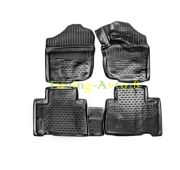 Коврики в салон полиуретан ( черные ) Toyota Harrier 2013- (пр.руль)