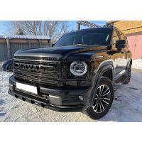 Защита передего бампера с перемычками с покрытием «раптор» 60/42 HAVAL H9 2024